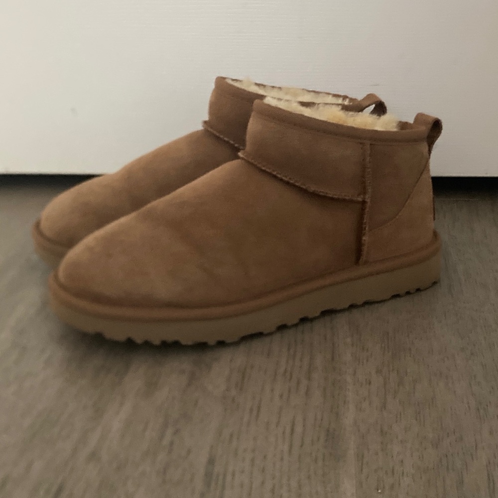 Cozy Tan Suede Ankle Boot UGGs